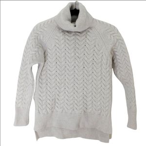 WILFRED Aritzia Woven 100% Wool Turtleneck Sweater